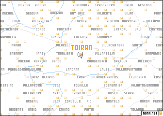 map of Toirán