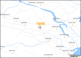 map of Toiro