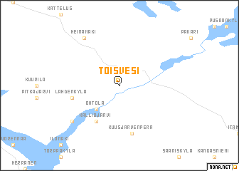 map of Toisvesi