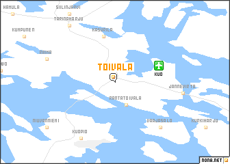 map of Toivala