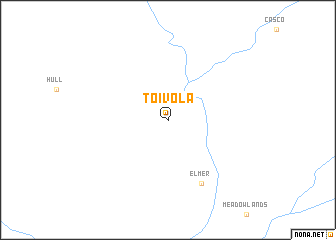 map of Toivola