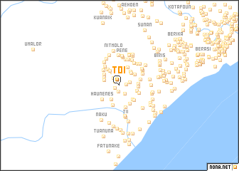 map of Toi