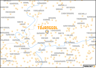 map of Tojang-gol