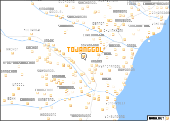 map of Tojang-gol