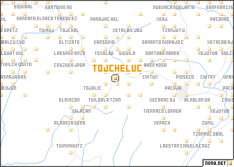 map of Tojcheluc