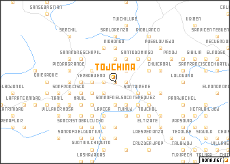 map of Tojchina