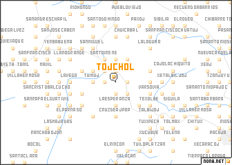 map of Tojchol