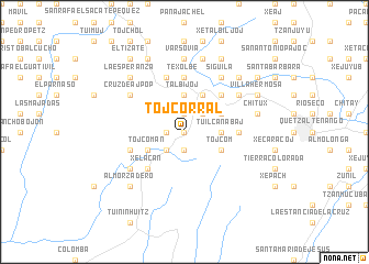 map of Tojcorral