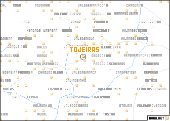 map of Tojeiras
