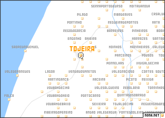 map of Tojeira