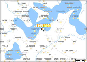 map of Tojenda