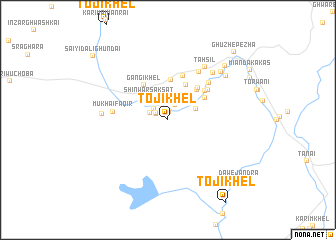 map of Toji Khel