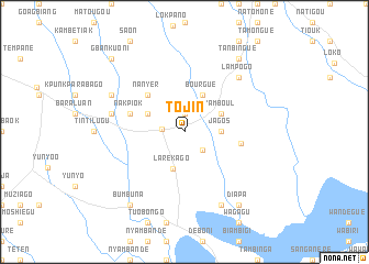 map of Tojin