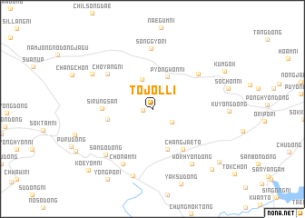 map of Tojŏl-li