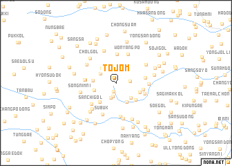 map of Tojŏm