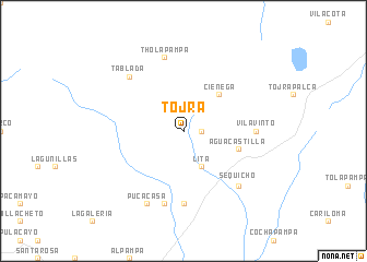 map of Tojra