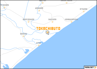 map of Tokachibuto