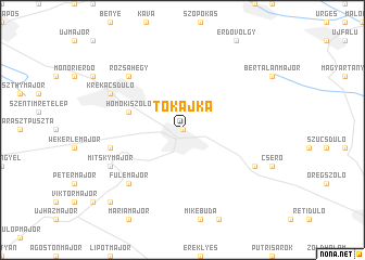 map of Tokajka