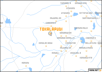 map of Tokalapūdi