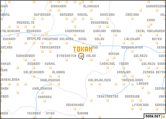 map of Tokām