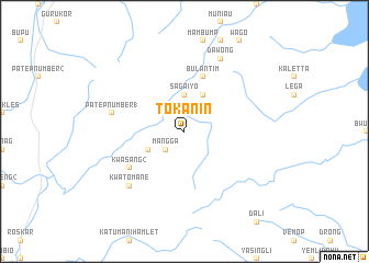 map of Tokanin