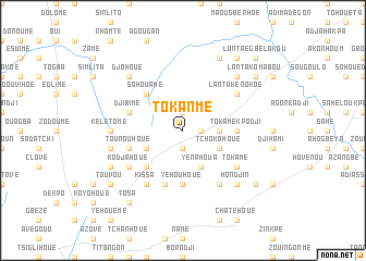 map of Tokanmè