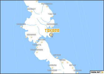 map of Tokara