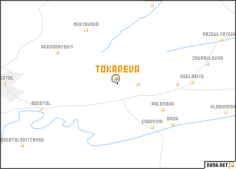 map of (( Tokareva ))