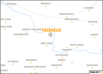 map of Tokarëvo