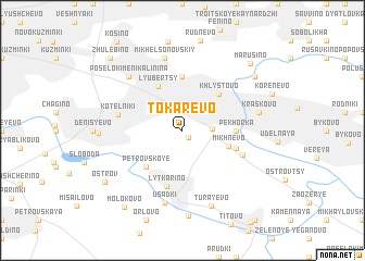 map of Tokarëvo