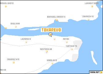 map of Tokarëvo