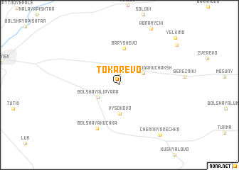 map of Tokarëvo