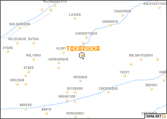 map of Tokarikha