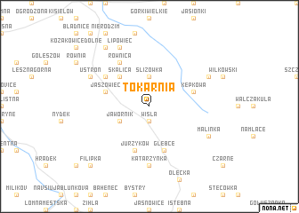 map of Tokarnia