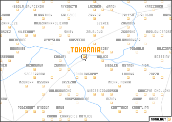 map of Tokarnia