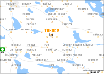 map of Tokarp