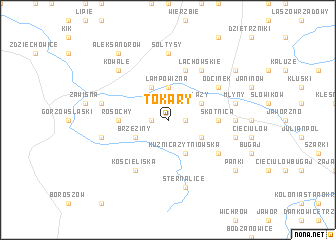 map of Tokary
