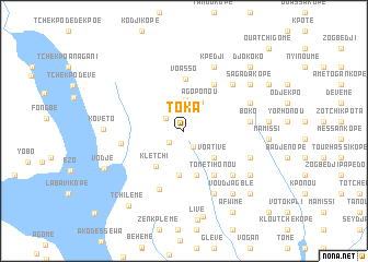 map of Toka