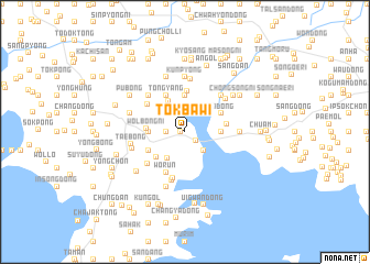 map of Tŏkbawi