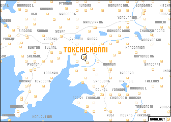 map of Tŏkchich\