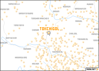 map of Tŏkch\