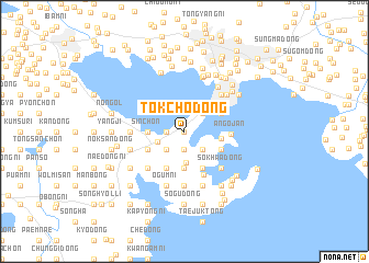 map of Tokcho-dong