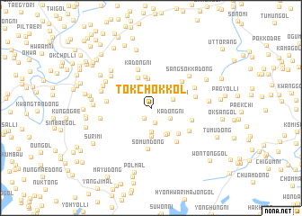 map of Tŏkchŏk-kol