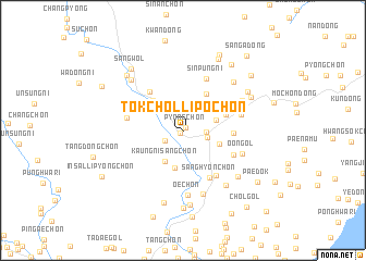 map of Tŏkch\