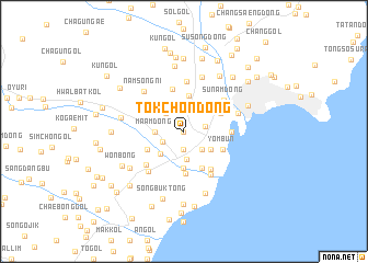 map of Tŏkch\