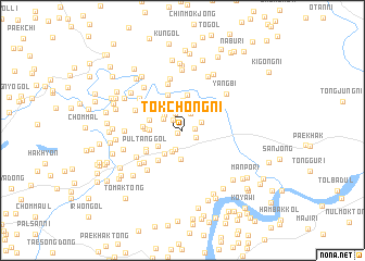 map of Tokchŏng-ni