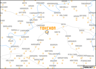 map of Tŏk-ch\