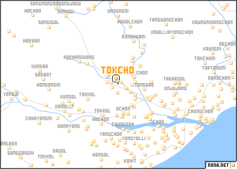 map of Tŏkchŏ