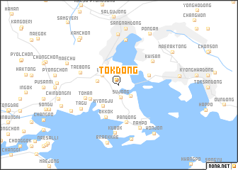 map of Tŏk-dong