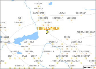 map of Tokelsmåla